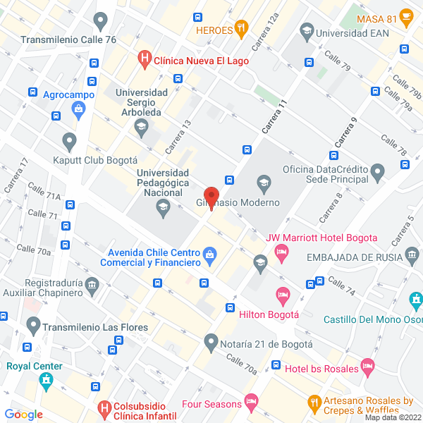 Mapa de Centro De Estetica Forma Slim Mv