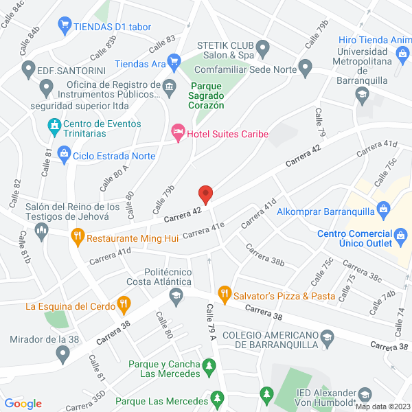 Map of Centro De Estética Y Peluquería Siluet E.U.