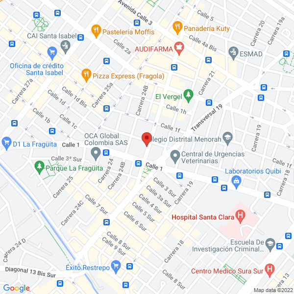 Mapa de Central De Cajas