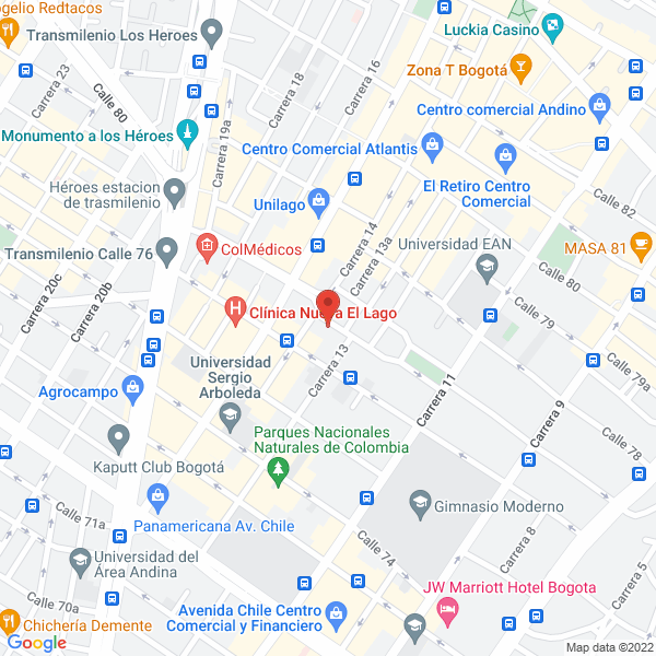 Mapa de Central De Copiado