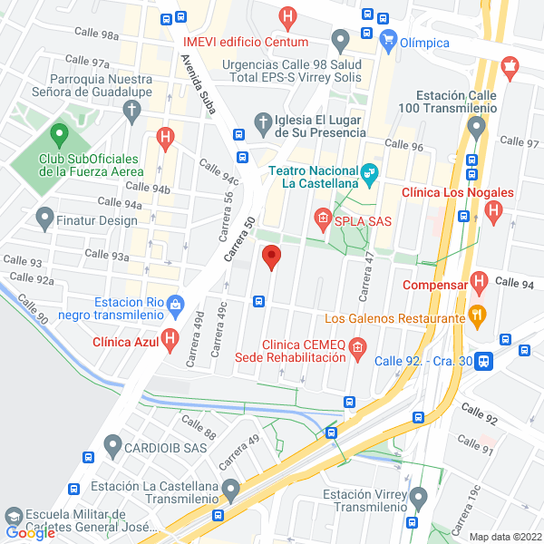 Mapa de Centro Aeronáutico De Colombia Ltda