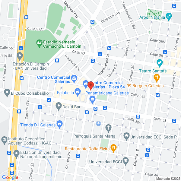 Mapa de Centro De Estudios E Investigaciones Profesionales S.A.