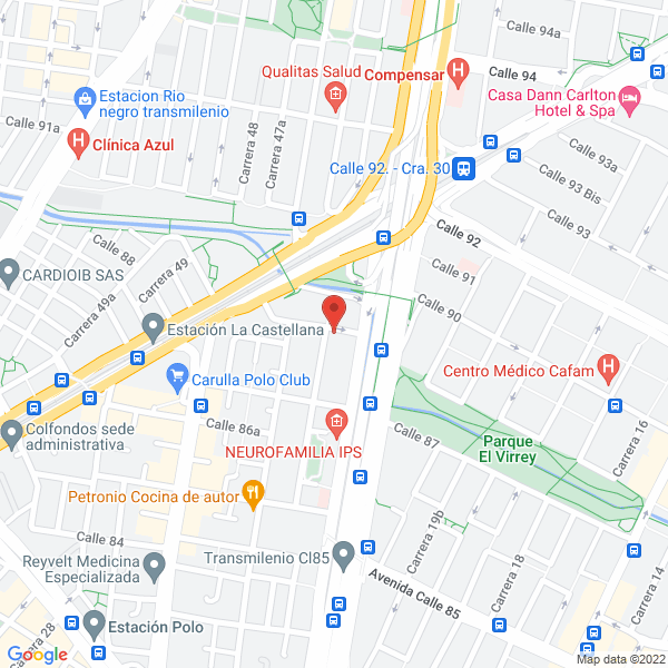 Mapa de Centro De Cirugía Ambulatoria Ips Ltda.