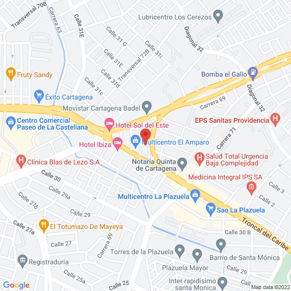 Map of Centro De Estética Brigid Beltrán