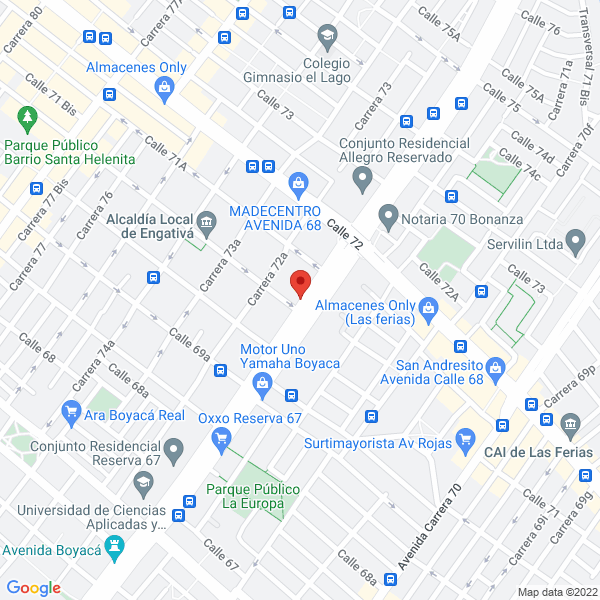 Mapa de Centro De Fe Y Esperanza