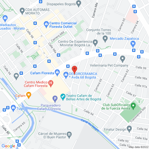 Mapa de Chocolatto S.A.S.