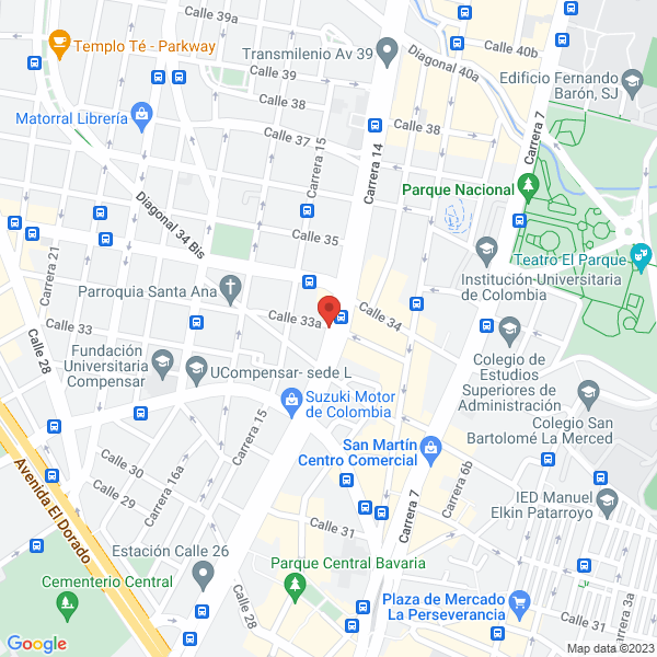 Mapa de Centro De Radiología Dentomaxilofacial De La 32