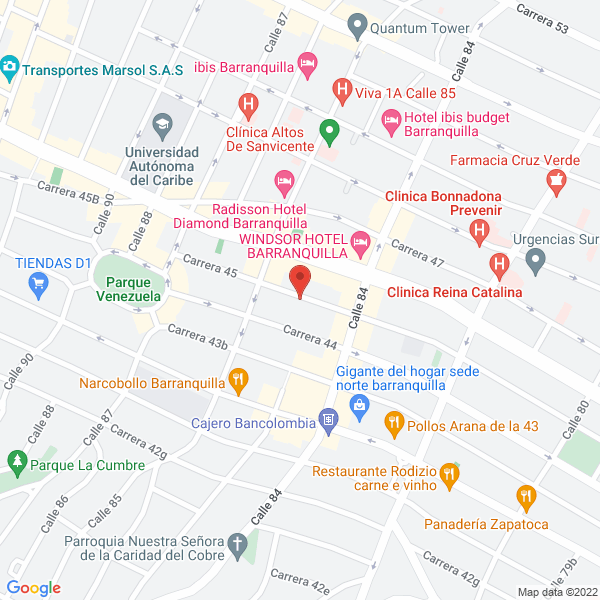 Map of Centro Integral Oxigeno
