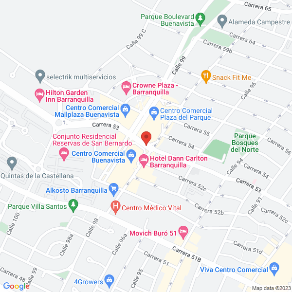 Map of City Park S.A.S.