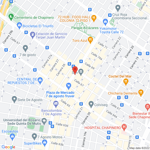 Mapa de City Servicios Universal S.A.S.