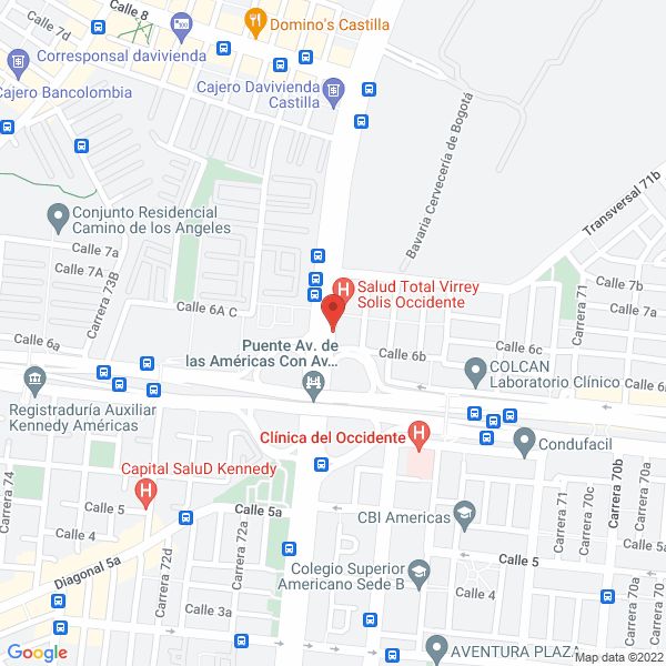 Mapa de Ciudad Limpia Bogotá S.A. E.S.P.