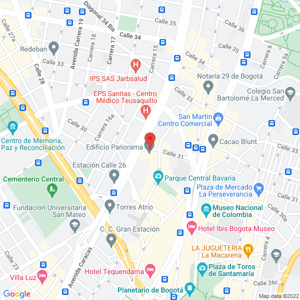 Mapa de Clínica Odontológica Nubident