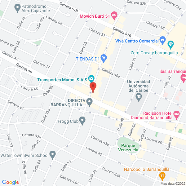 Map of Cerrajeria 93