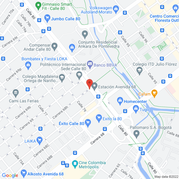 Mapa de Cerrajería Juventud S.A.S.
