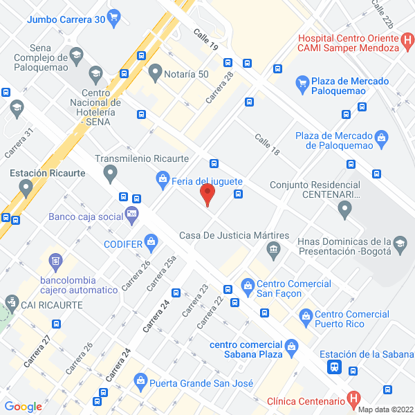 Mapa de Coindufer Y Cía Ltda.