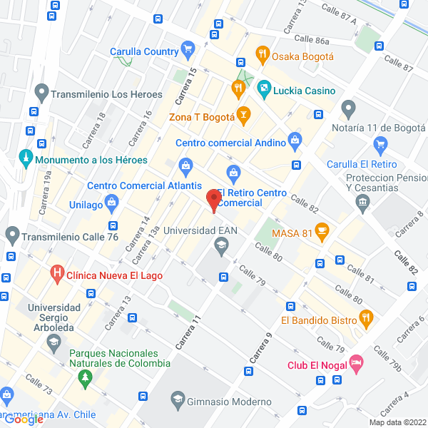 Mapa de Cero Galería