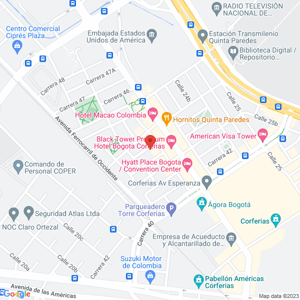 Mapa de Cgr Proyectos S.A.S.