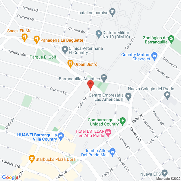 Map of Chagüí Antonio