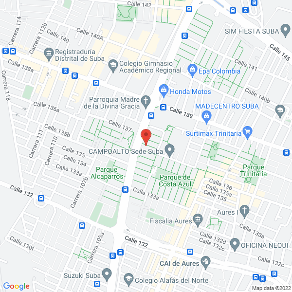 Mapa de Comercializadora Cyma S.A.S.