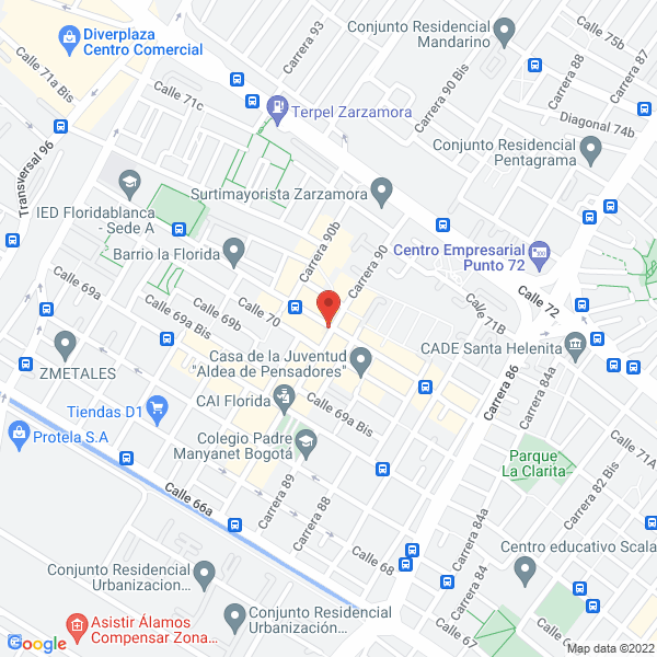 Mapa de Clínica Gálvez