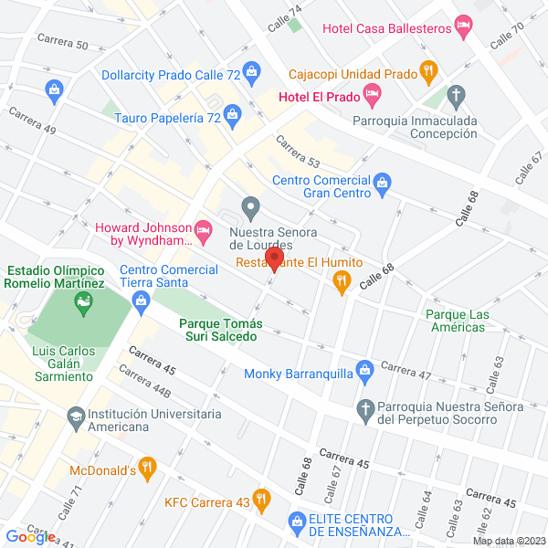 Map of Laboratorio Clínico Clínica General Del Norte S.A.S.