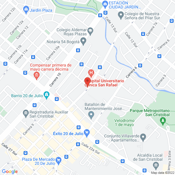 Mapa de Chiqui Parking