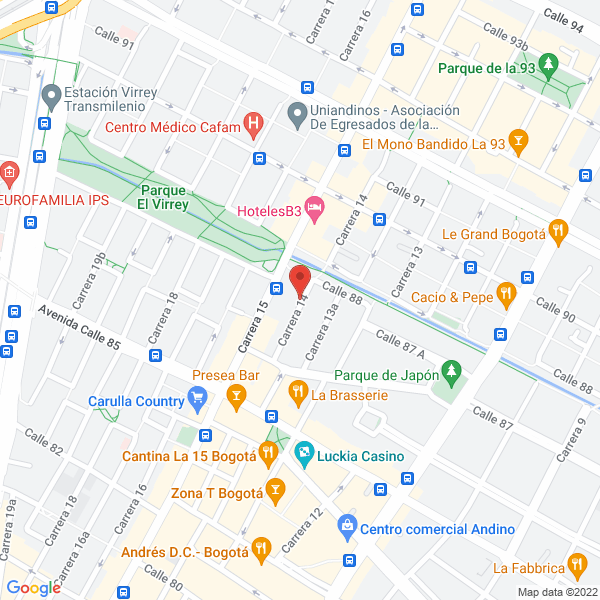 Mapa de Cibergestion Colombia S.A.S.