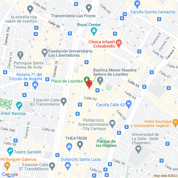 Mapa de Comercializadora Mercurio Ltda