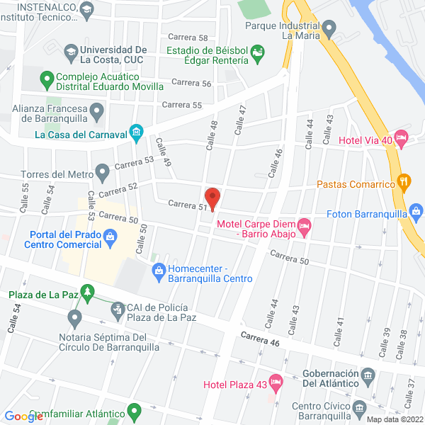 Map of Climet Ltda.