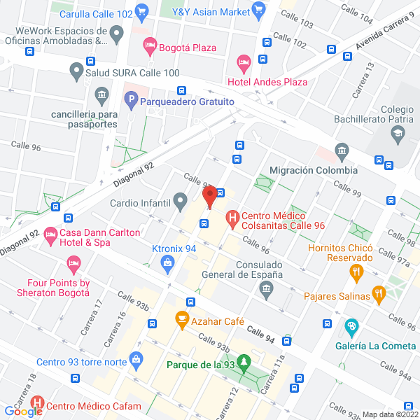 Mapa de Clínica Rangel Pereira