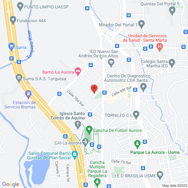 Mapa de Clínica Saúl Garibello Quique