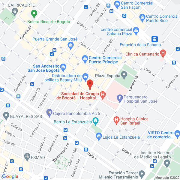 Mapa de Cluvitour S. A. S.