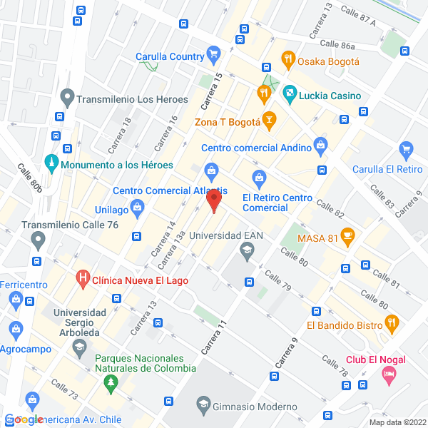 Mapa de Linalca S.A.