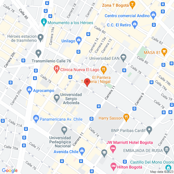 Mapa de Comprotecsa Ltda.