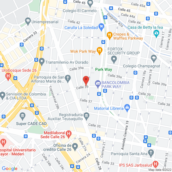 Mapa de Compuin Servicios Ltda.