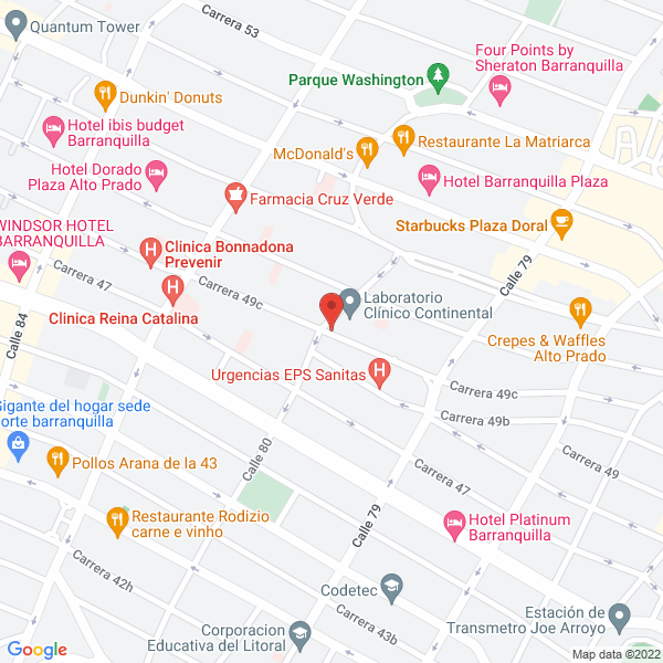 Map of Clínica Atenas Ltda. I.P.S.