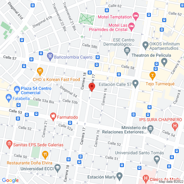 Mapa de Cocinas Nibilia S.A.S.