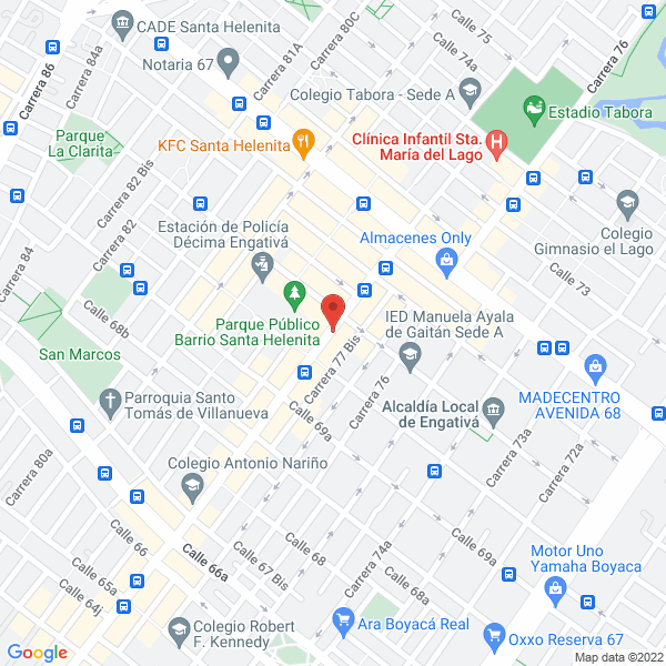 Mapa de Confecciones Ozar Ltda.