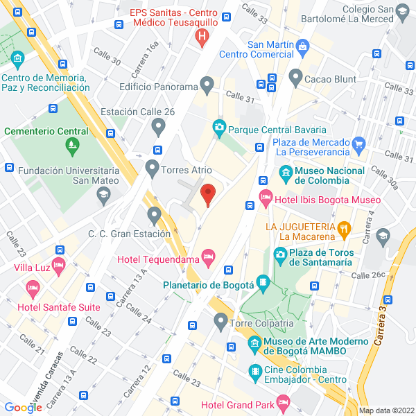 Mapa de Construcciones Planificadas