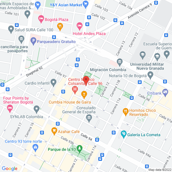 Mapa de Colombiana De Televisión S.A.
