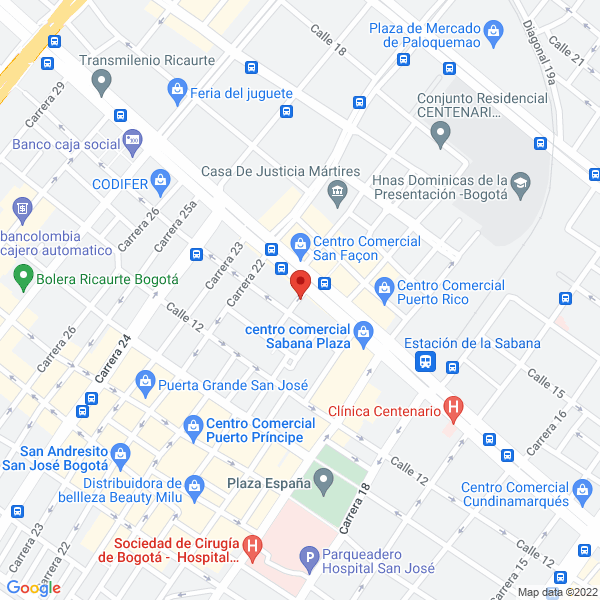 Mapa de Comecializadora Superherramientas Ltda.