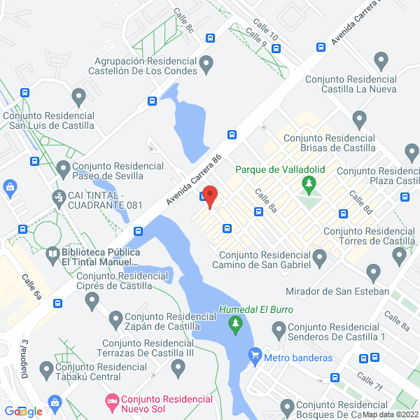 Mapa de Comercial De Tractomulas Ltda.
