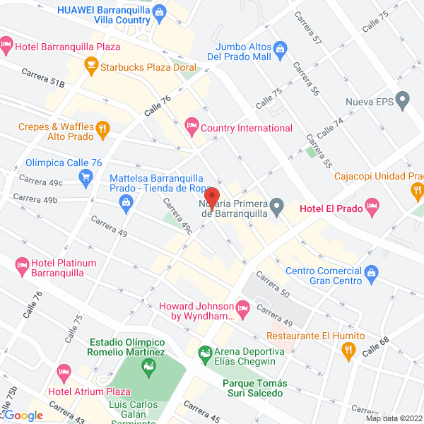Map of Consultorio Odontologico Piba