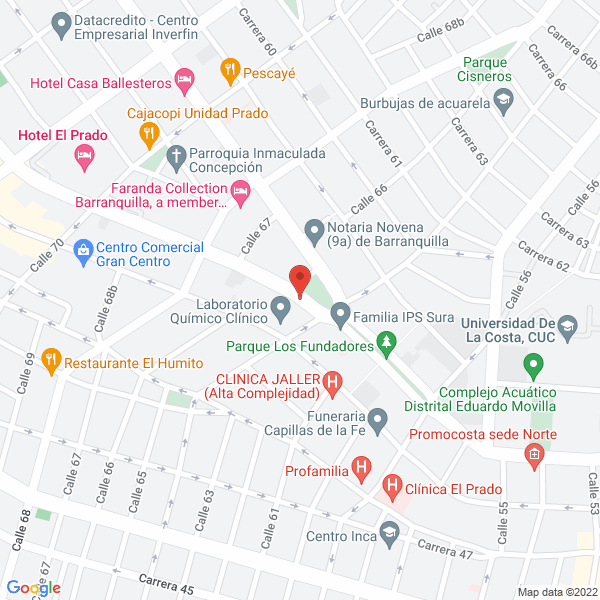 Map of Consumer Sales Solutions Colombia S.A.S.