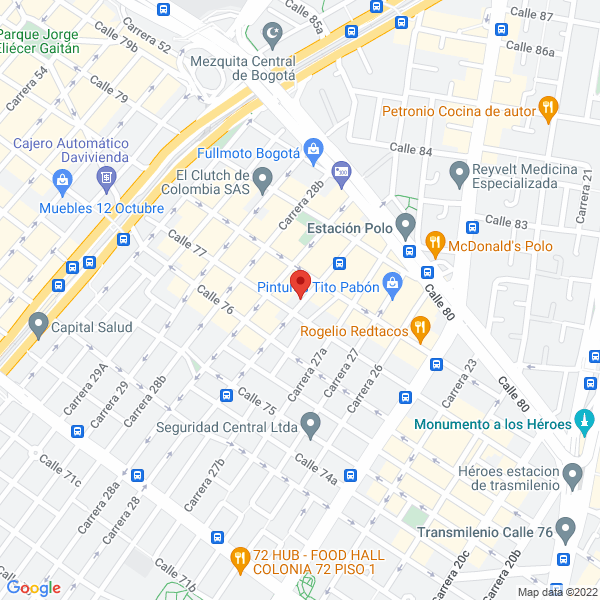 Mapa de Contact Center Worldwide Ltda.