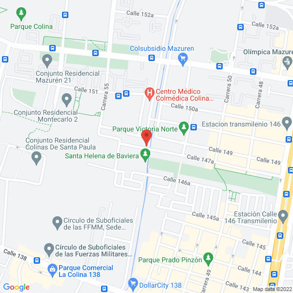 Mapa de Contadores Publicos Colombianos Ltda. Ok