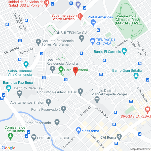 Mapa de Continental Paper S.A.