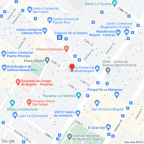 Mapa de Comercializadora H&J S.A.S.