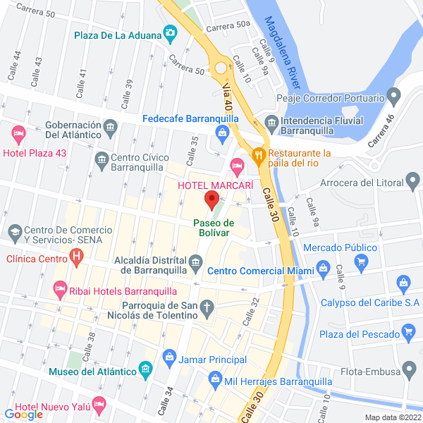 Map of Comercializadora Internacional Polis
