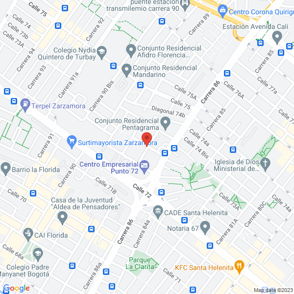 Mapa de Comercializadora Internacional Yeseca S.A.S.
